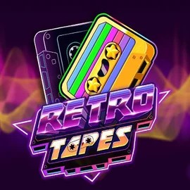 Retro Tapes slot logo by Push Gaming at Princess Casino